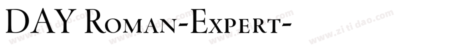 DAY Roman-Expert字体转换